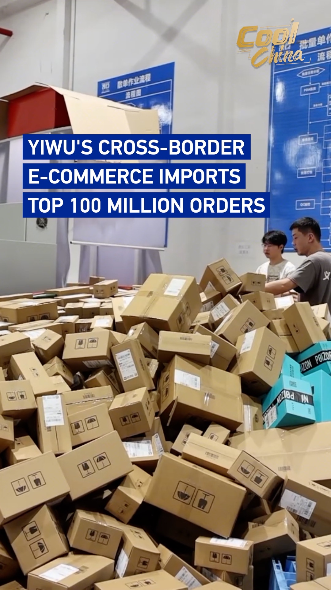 Yiwu's cross-border e-commerce imports top 100 million orders