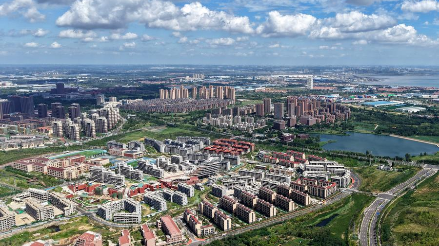 An aerial view of the Qingdao Sino-German Ecopark in Qingdao, Shandong Province, China, July 29, 2025 /Xinhua
