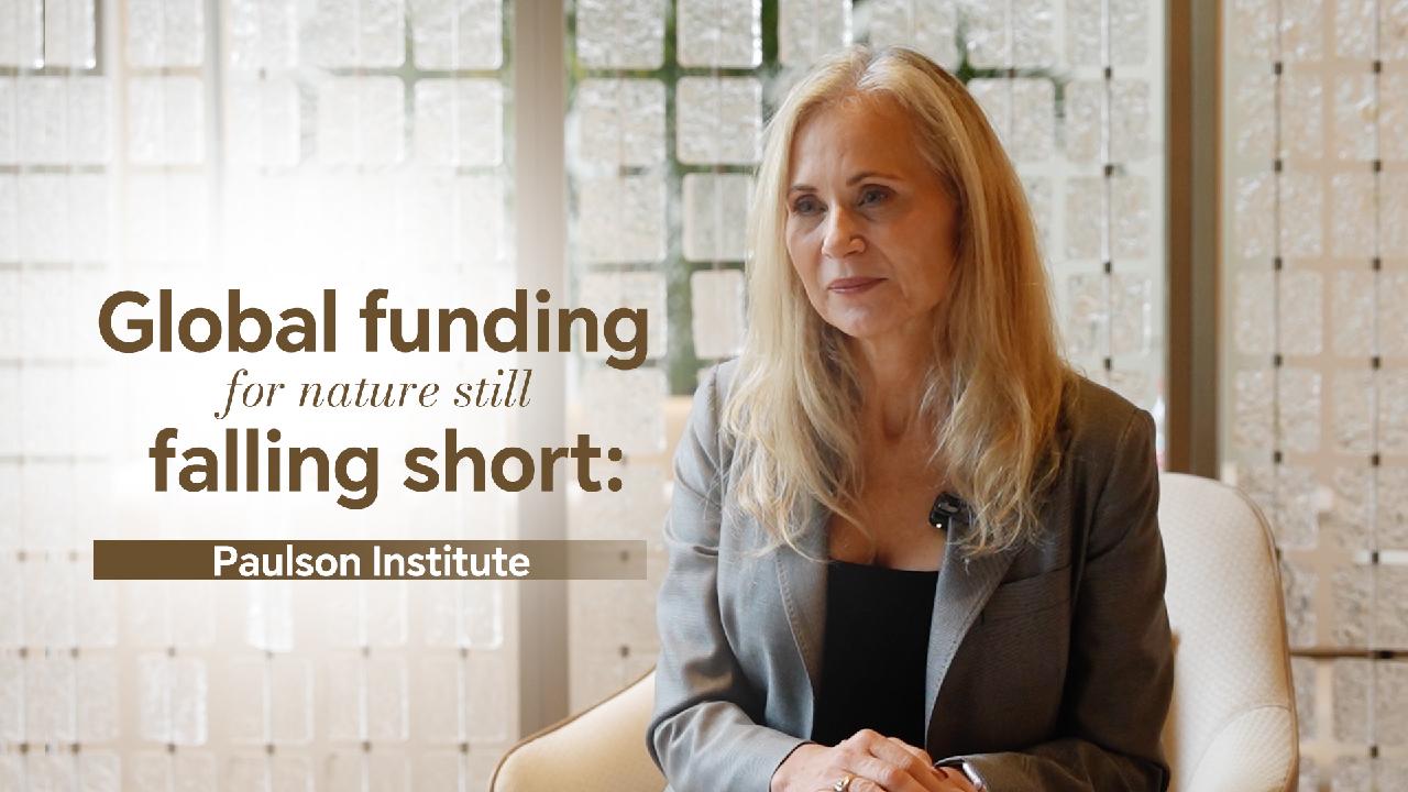 Global funding for nature still falling short: Paulson Institute