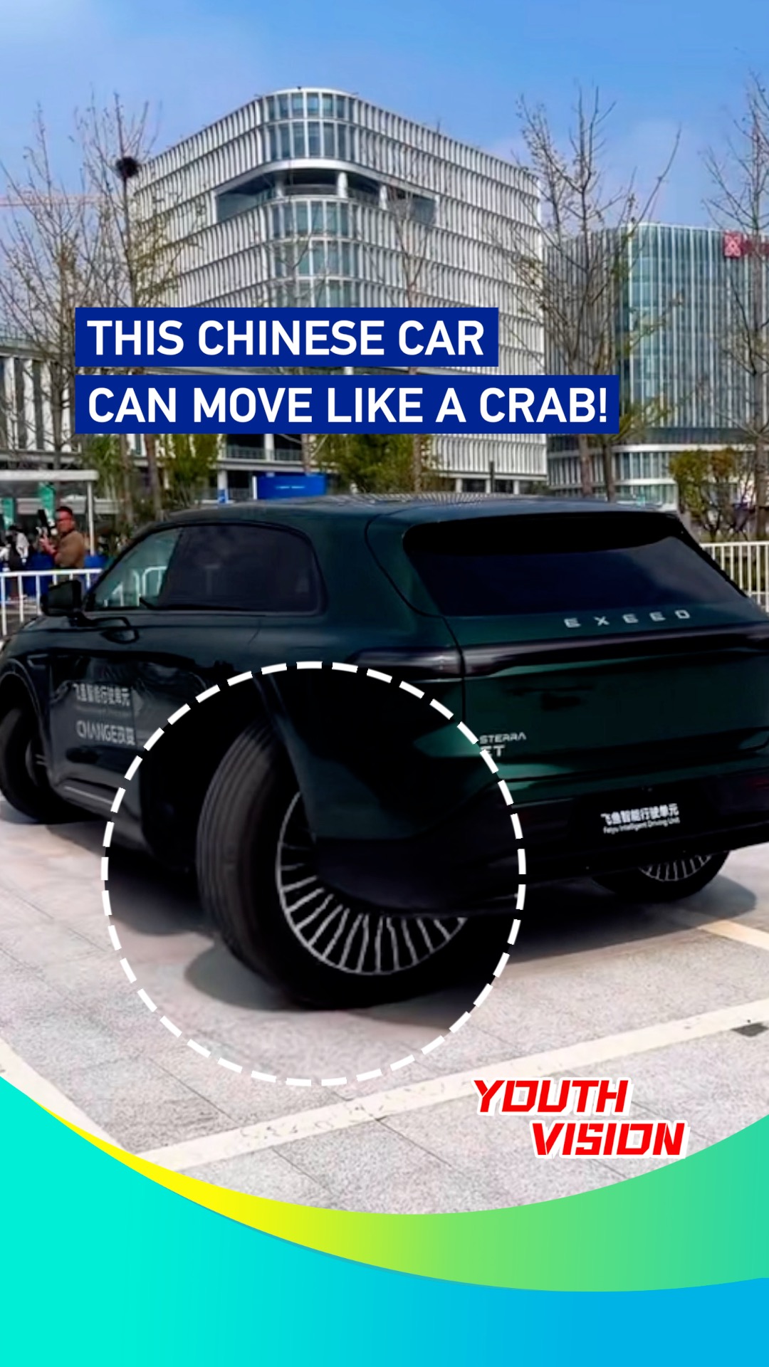This Chinese car can move like a crab!