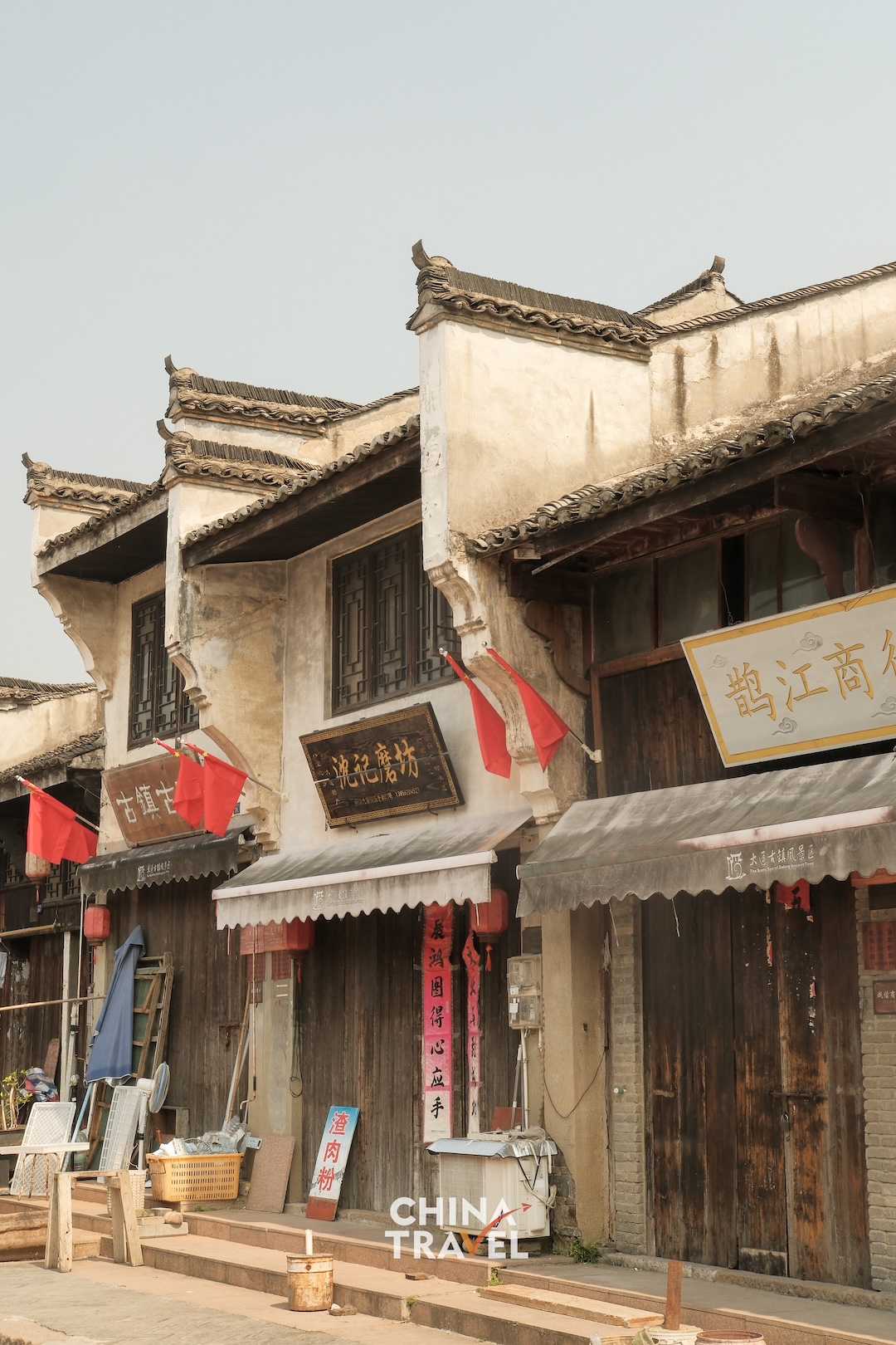 Weathered facades, tiled roofs and small storefronts give Datong's old streets their distinctive character. /CGTN