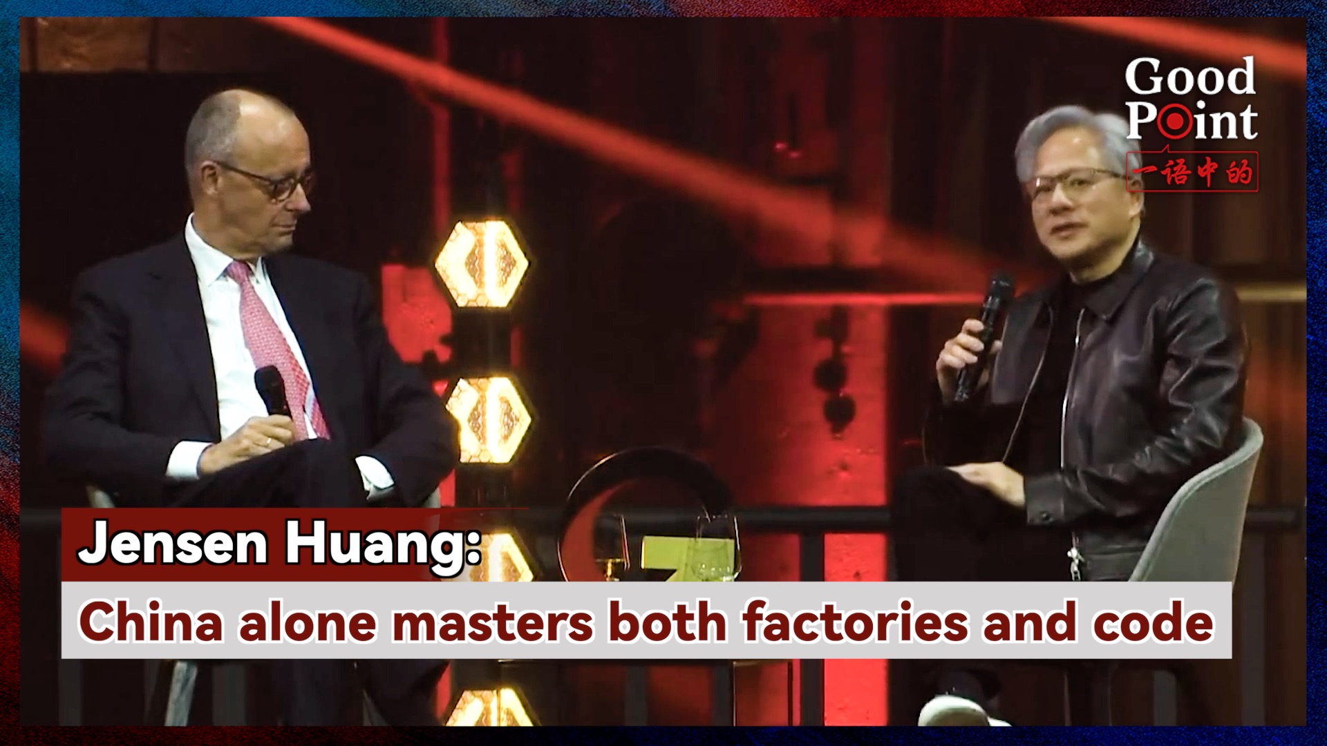 Jensen Huang: China alone masters both factories and code