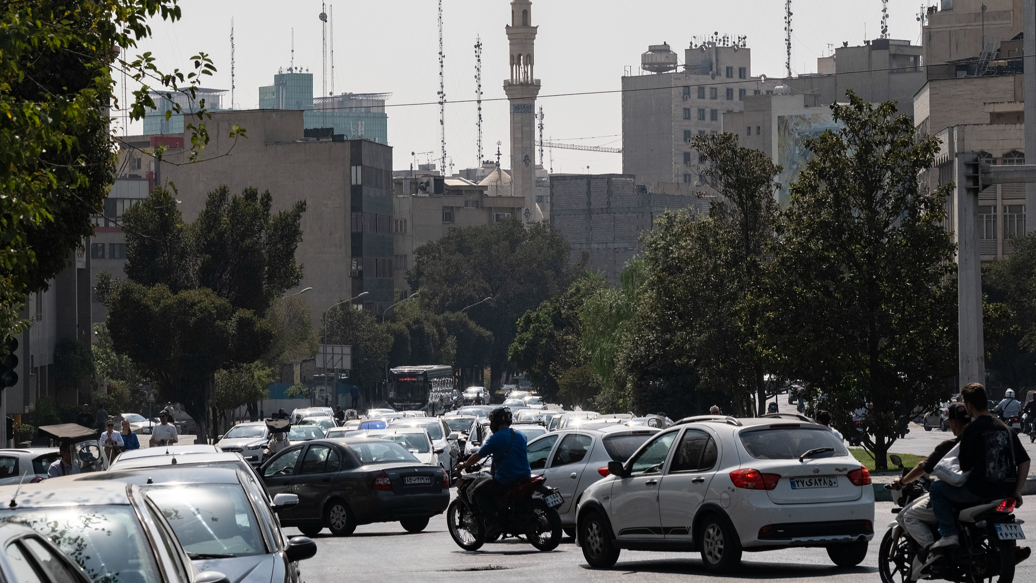 A view of an avenue in downtown Tehran, Iran, September 24, 2026. /VCG