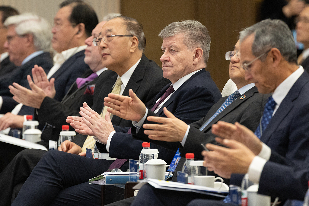 Guy Ryder, UN under-secretary-general, attends the 2026 Global Governance Forum in Xiongan, Hebei Province, China, October 24, 2026. /VCG