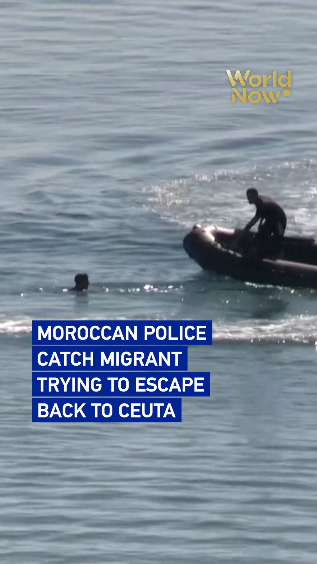 Moroccan police catch migrant trying to escape back to Ceuta
