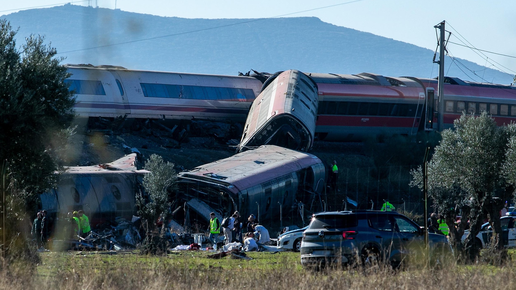 Live: Deadly high-speed train collision in Spain