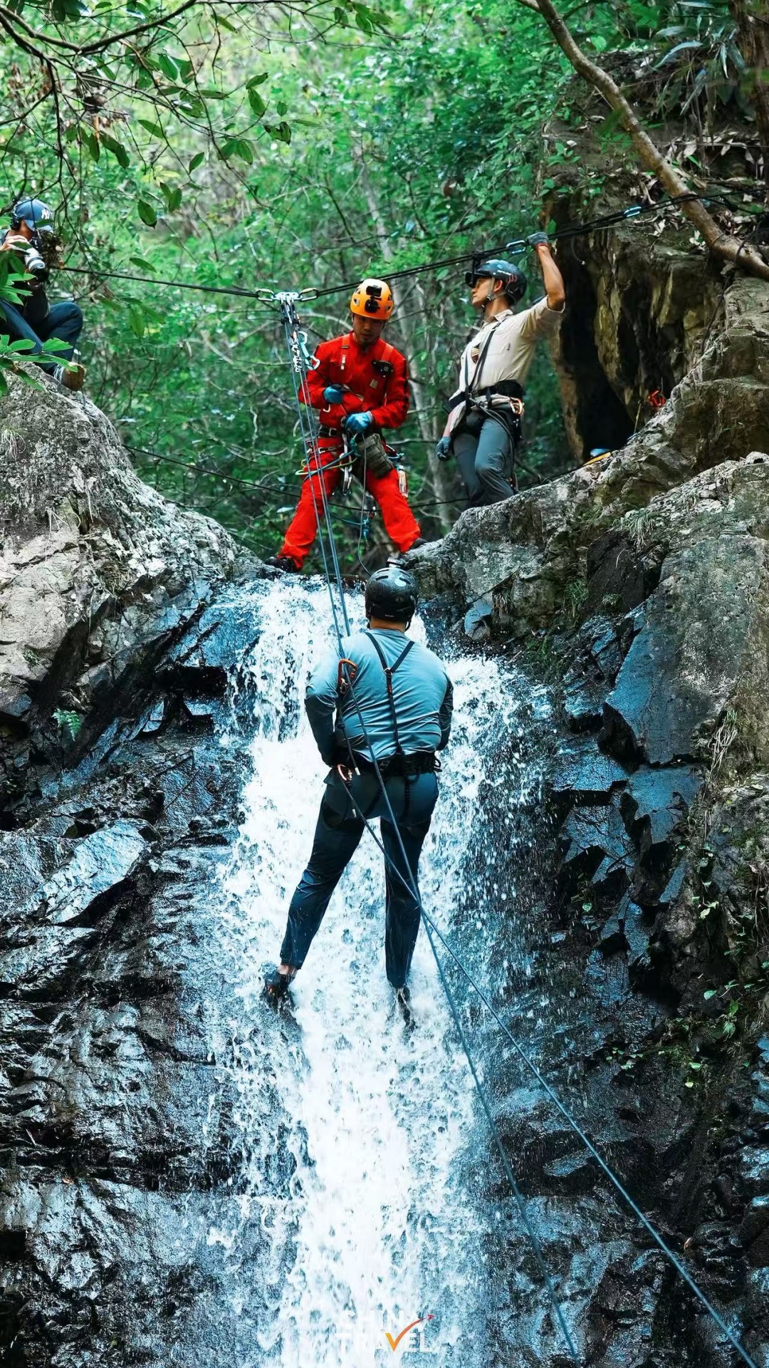 Stream trekking in Ningguo, Anhui Province, China, October 9, 2026. /CGTN