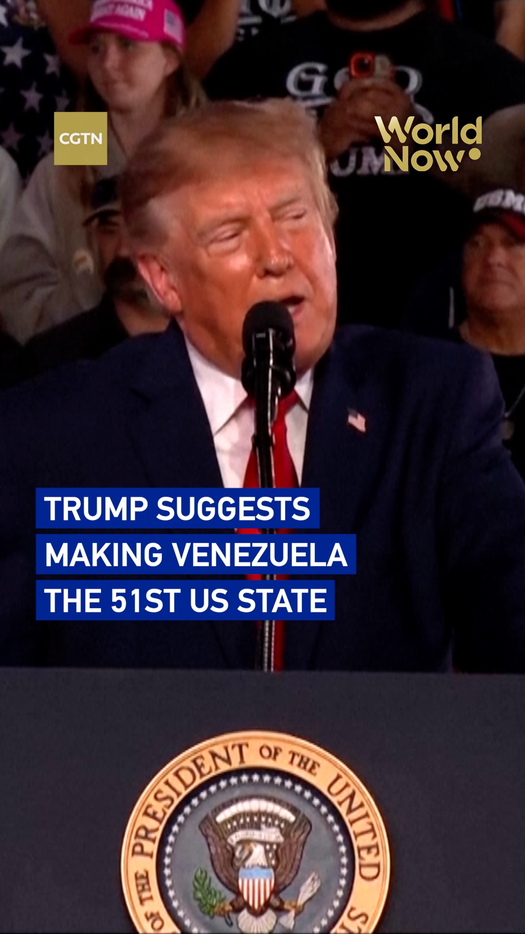 Trump suggests making Venezuela the 51st US state