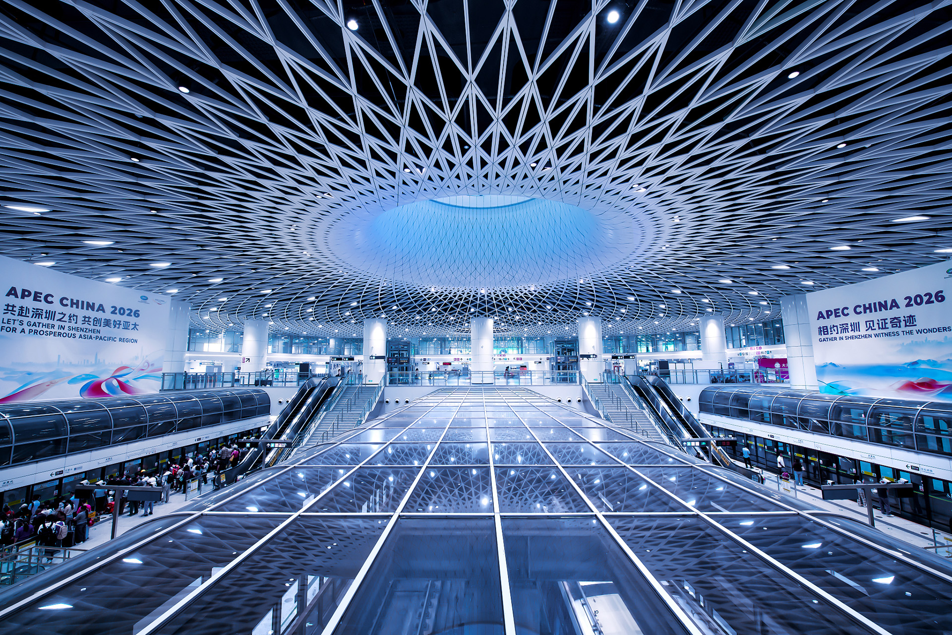 A view of Gangxia North subway station in Shenzhen, Guangdong Province. /VCG