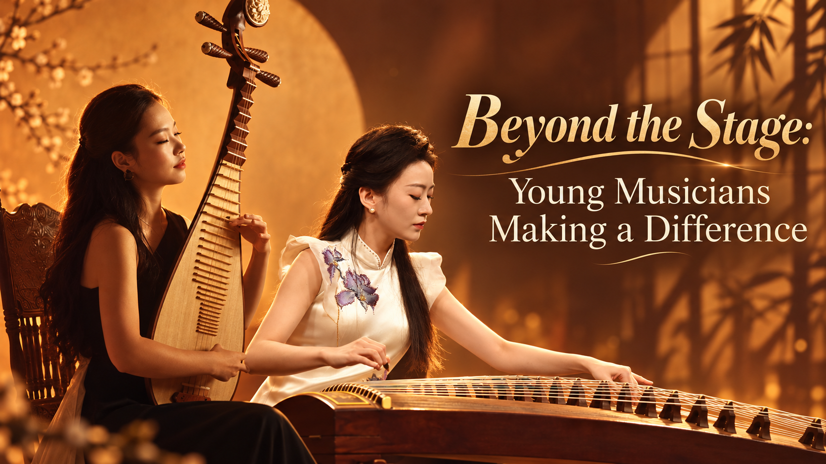 Beyond the stage: Young musicians make a difference