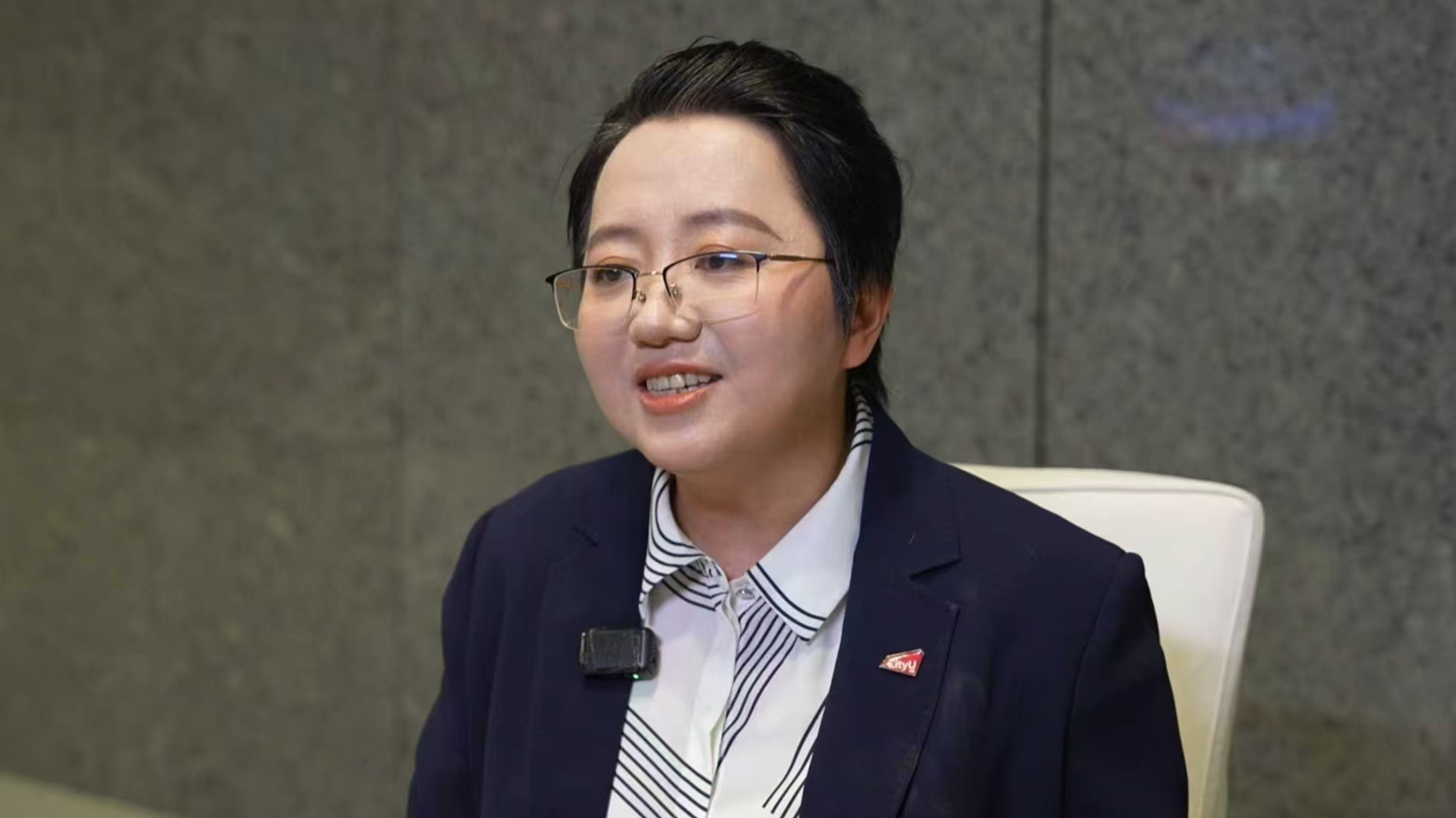 Professor Lin Jing from City University of Hong Kong. /CGTN