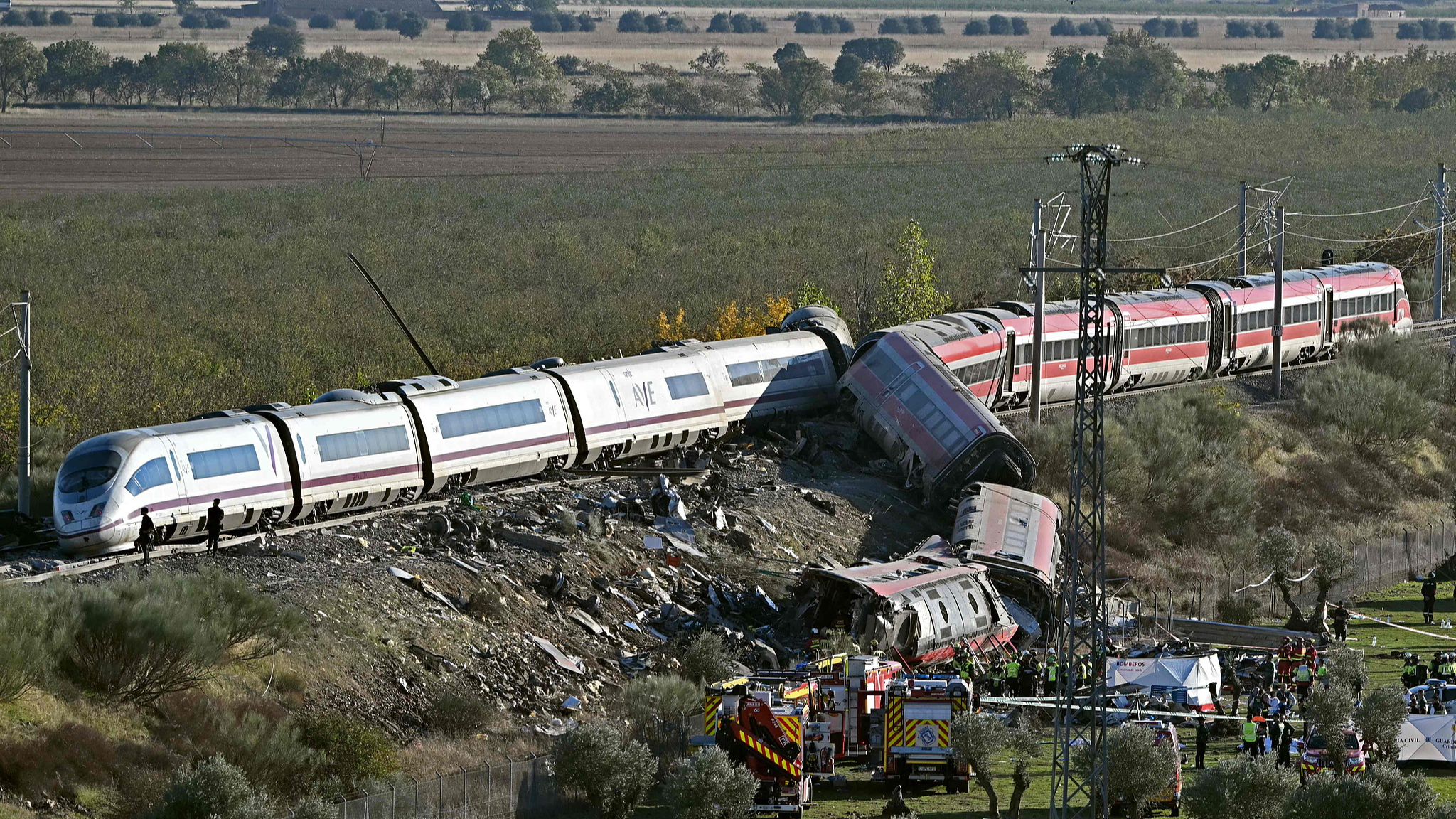 Spain train crash impact speed up to 200 km/h, report suggests