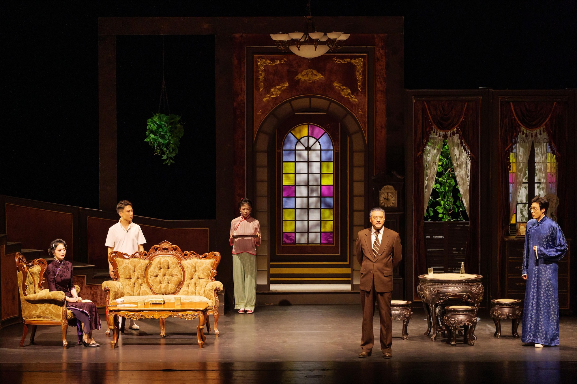 Scene from the Chinese play 