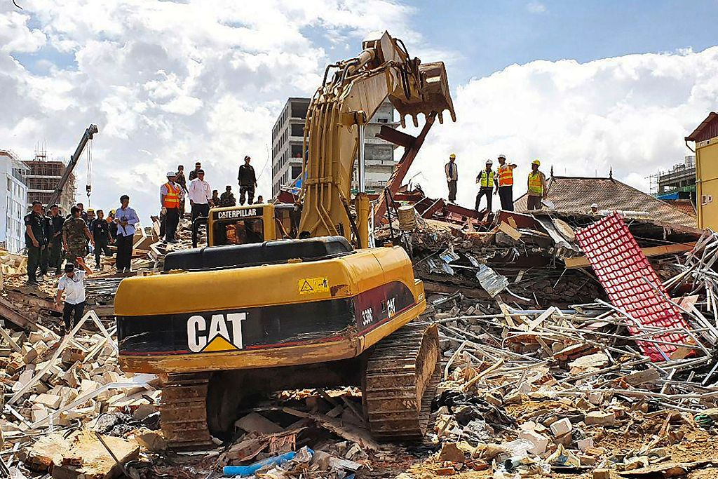 Ten Killed In Cambodia Building Collapse Cgtn