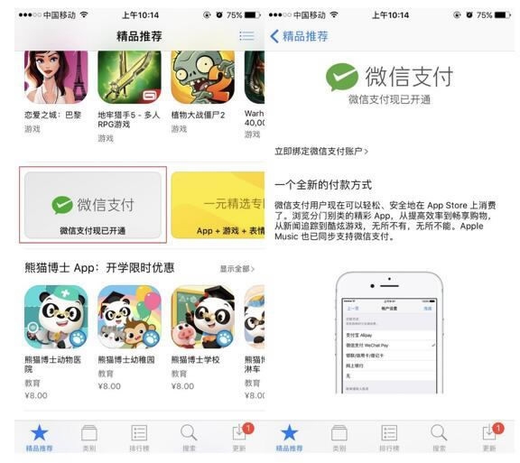 Wechat Payment Function Joins App Store Cgtn