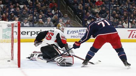 Bemstrom's OT tally lifts Blue Jackets over Senators 4-3 - CGTN