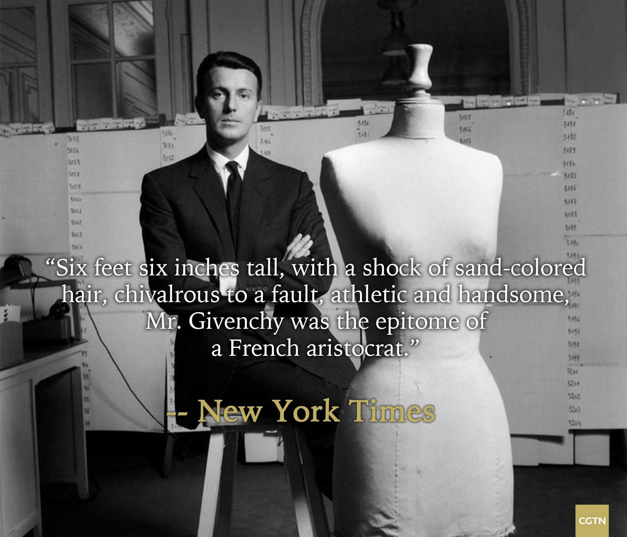 Givenchy enchanted the world with his dress for Audrey Hepburn in  Breakfast at Tiffany's and his many other style landmarks