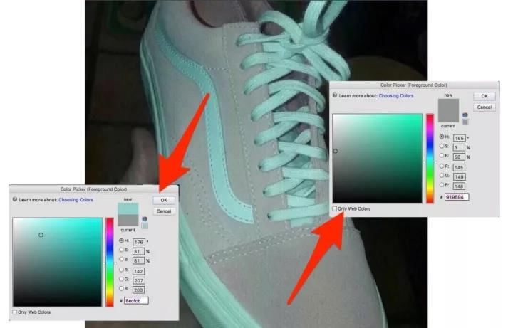 Look: Photo of mysterious color-changing shoe sparks online debate