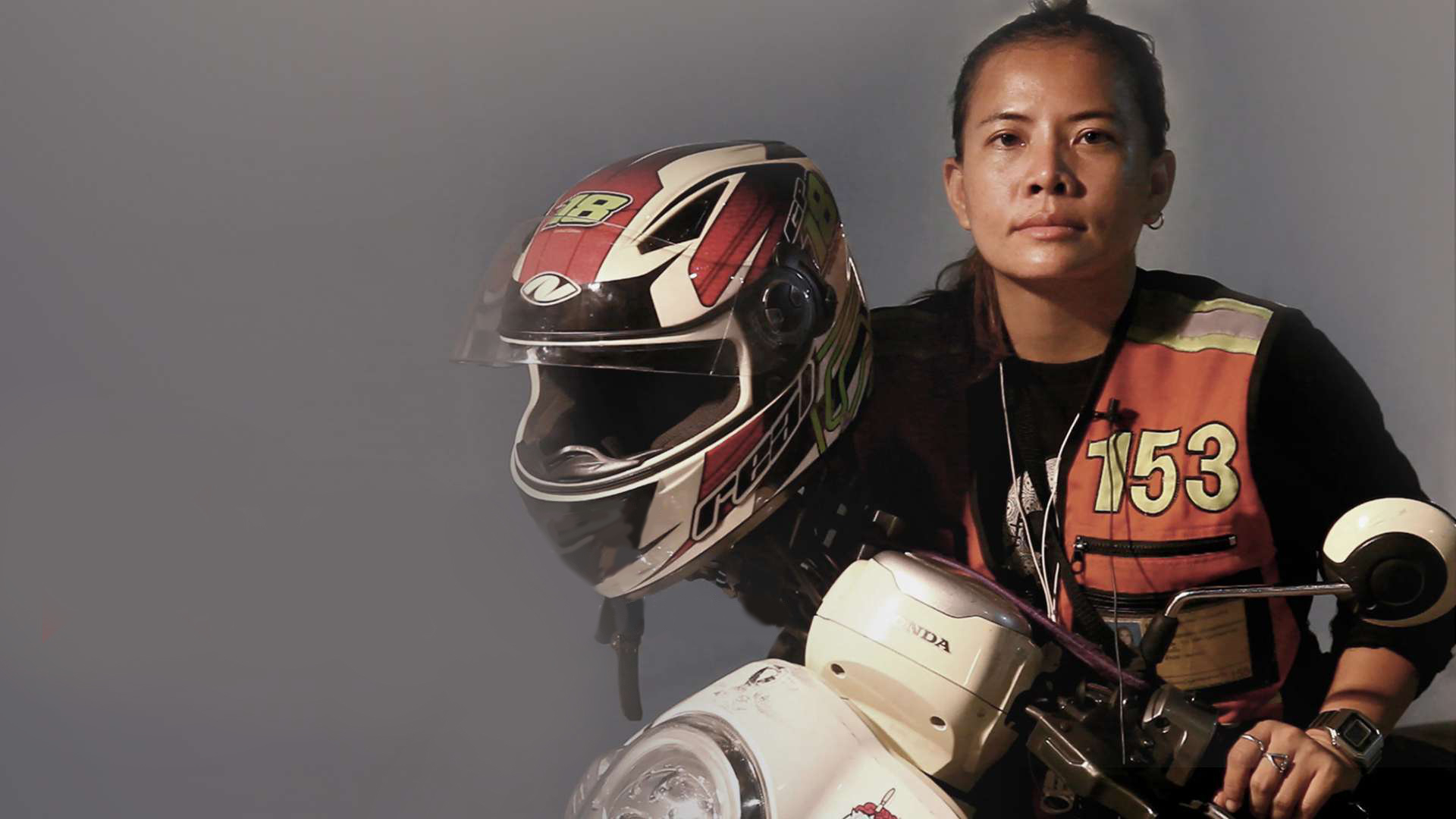 A motorcycle mama in Bangkok