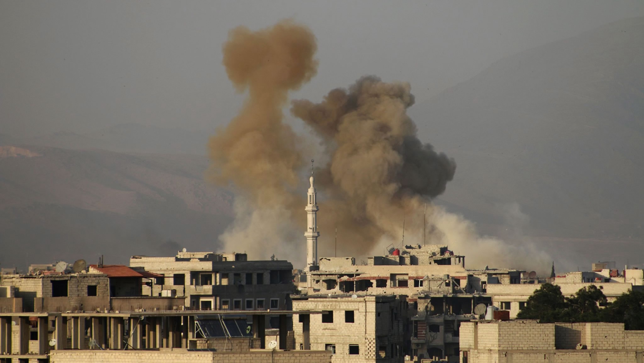 Syrian army splits Eastern Ghouta into three parts - CGTN