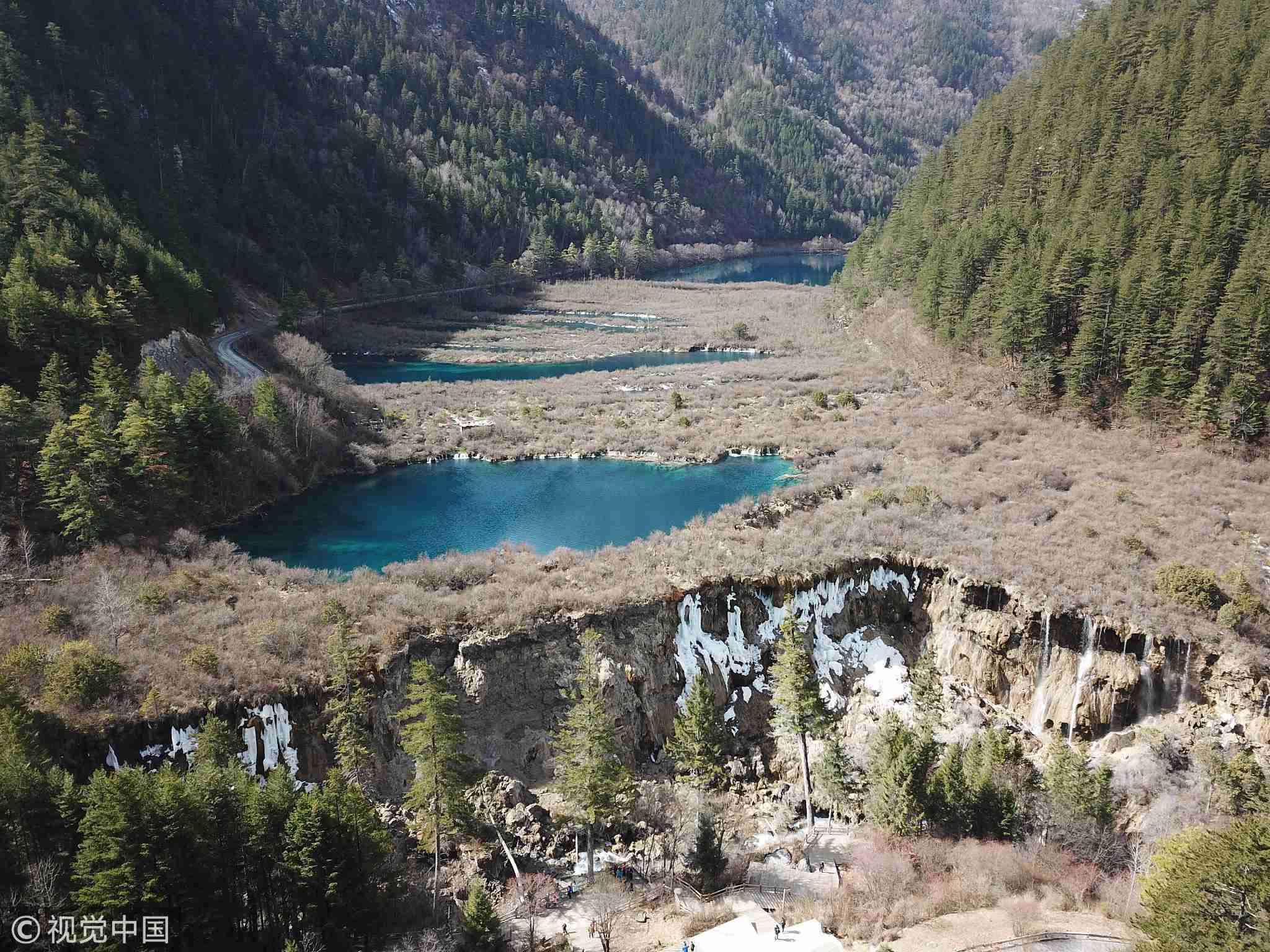 Jiuzhaigou after earthquake 2017