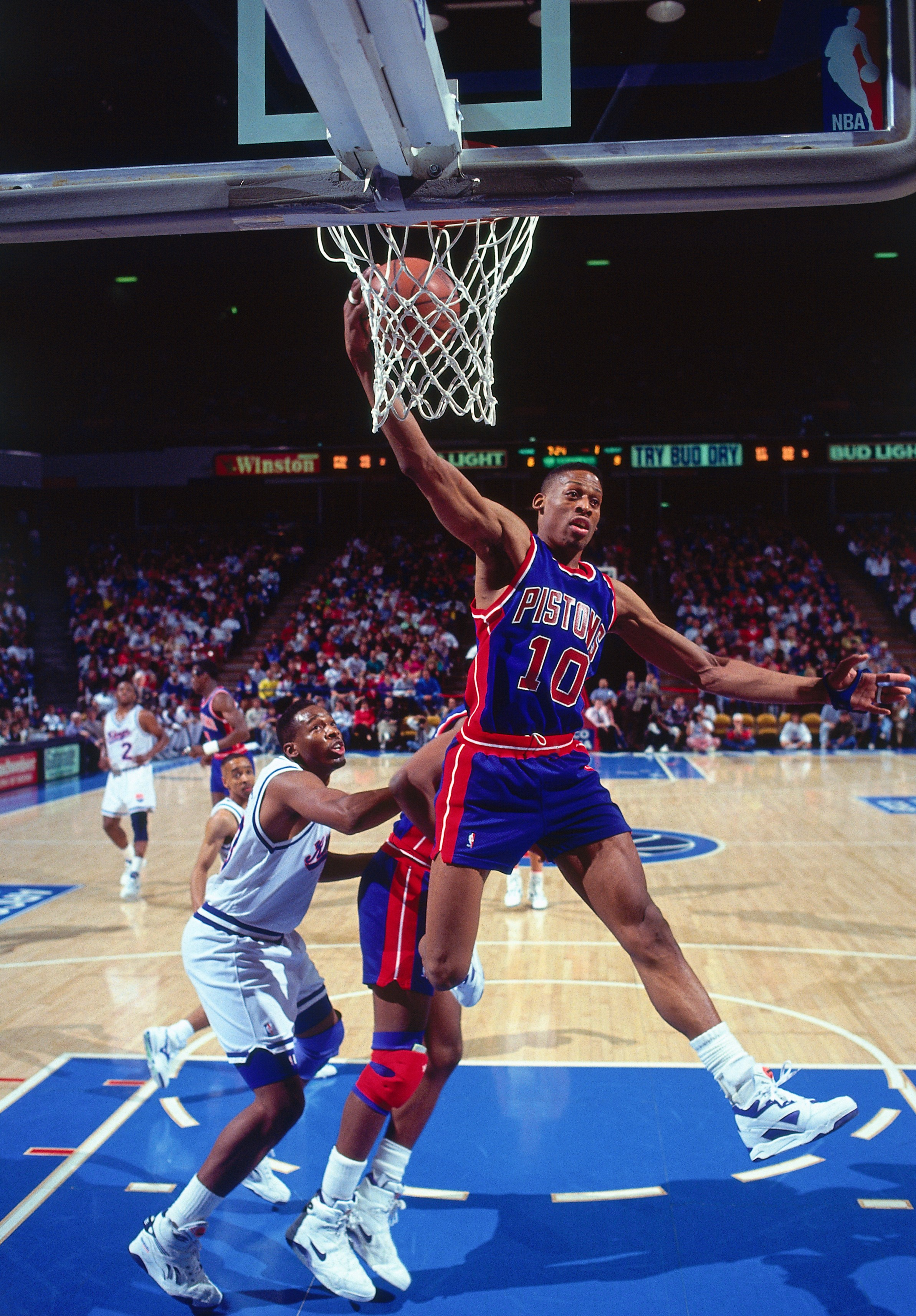 Detroit Pistons Vintage 1990 Dennis Rodman Defensive Player of The
