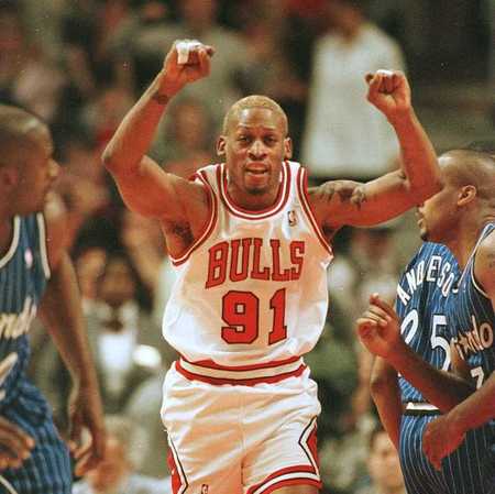 Meet Dennis Rodman, a five-time NBA champion blue-collar defender