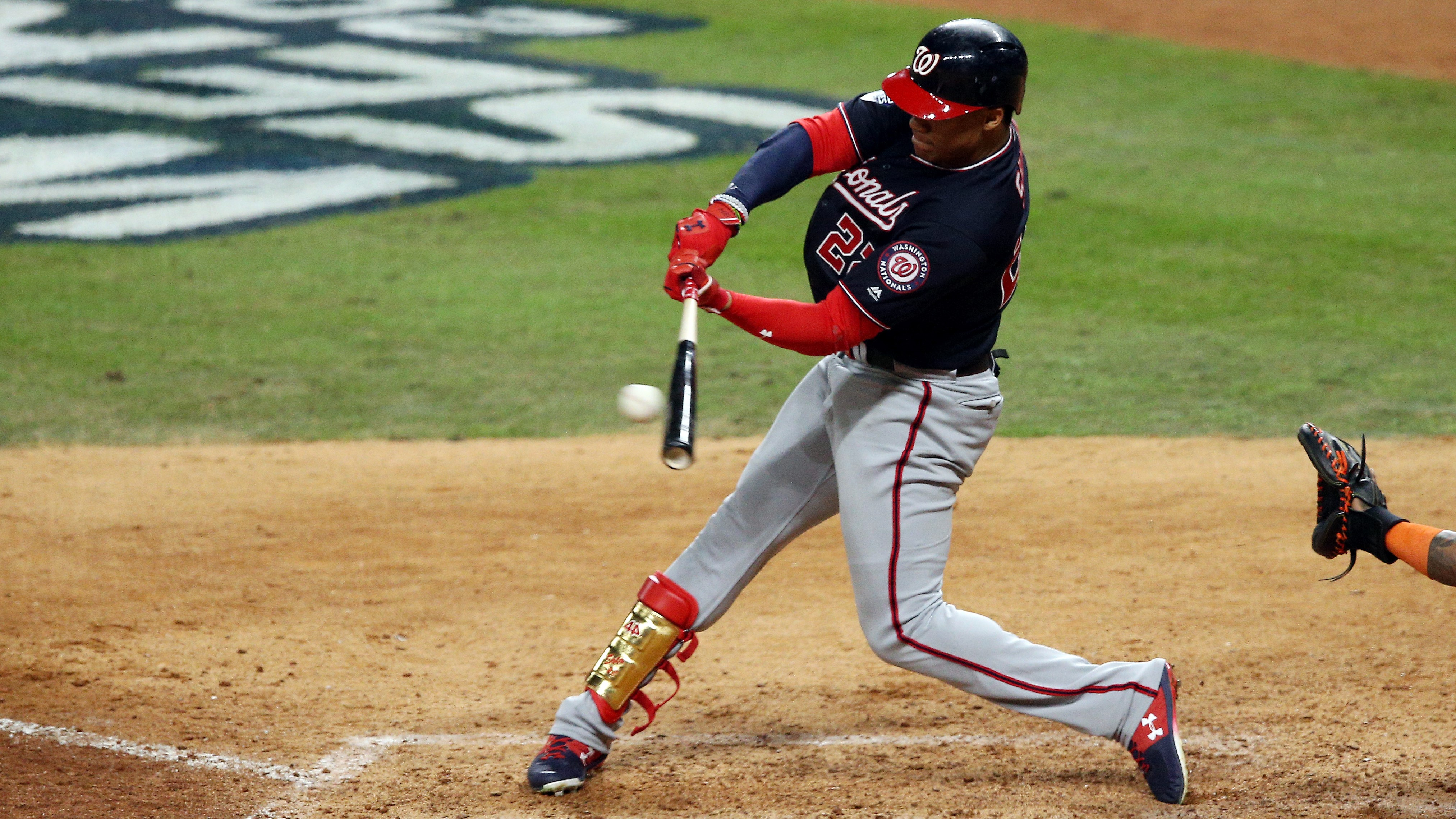 World Series: Juan Soto powers Washington Nationals past Houston Astros in  Game 1