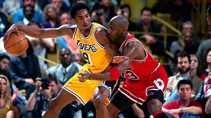 Official Los Angeles Lakers Kobe Bryant And Chicago Bulls Michael