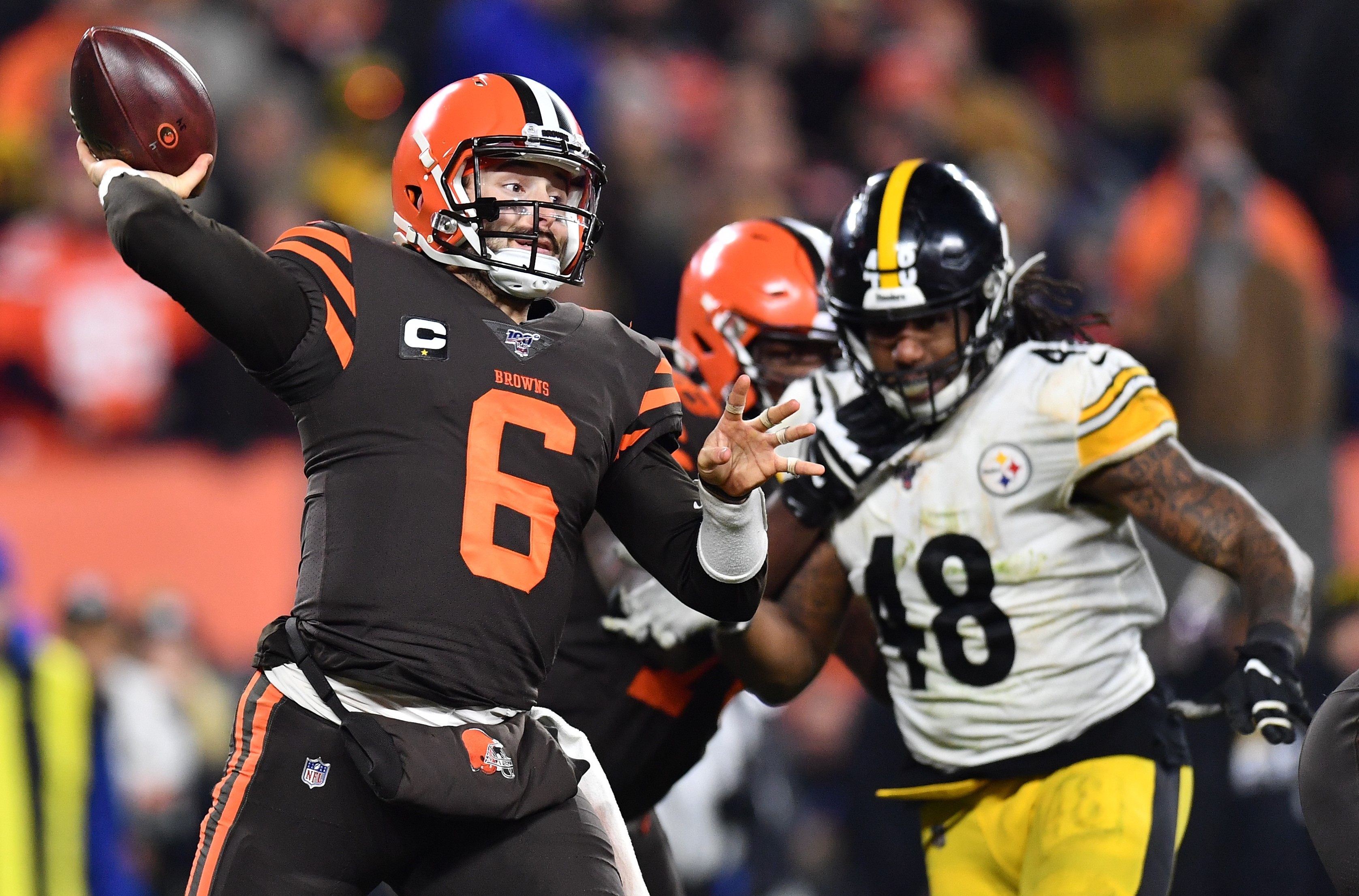 Baker Mayfield Rips Myles Garrett for Hitting Mason Rudolph With