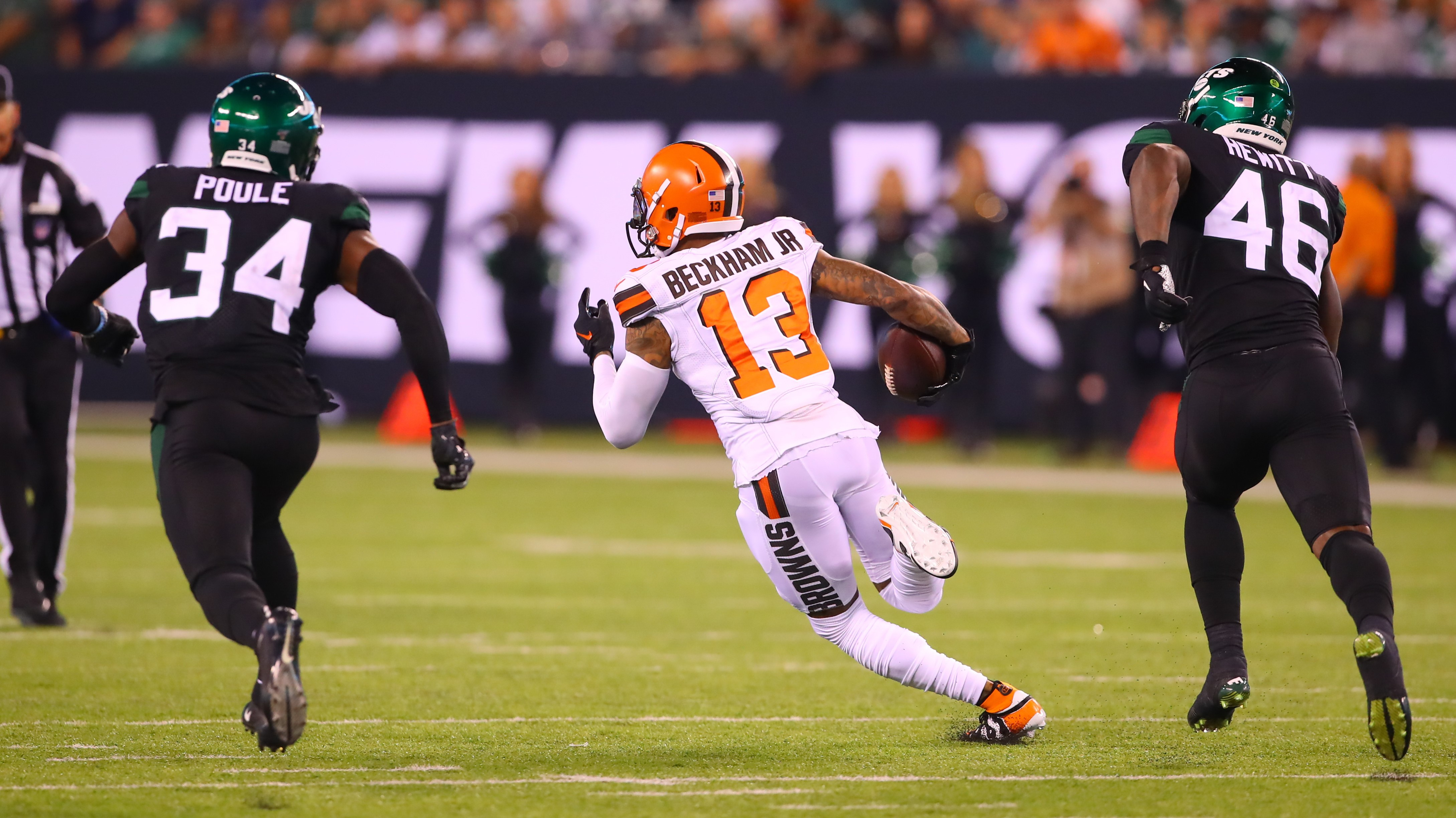 Cleveland Browns rout New York Jets for first win of season