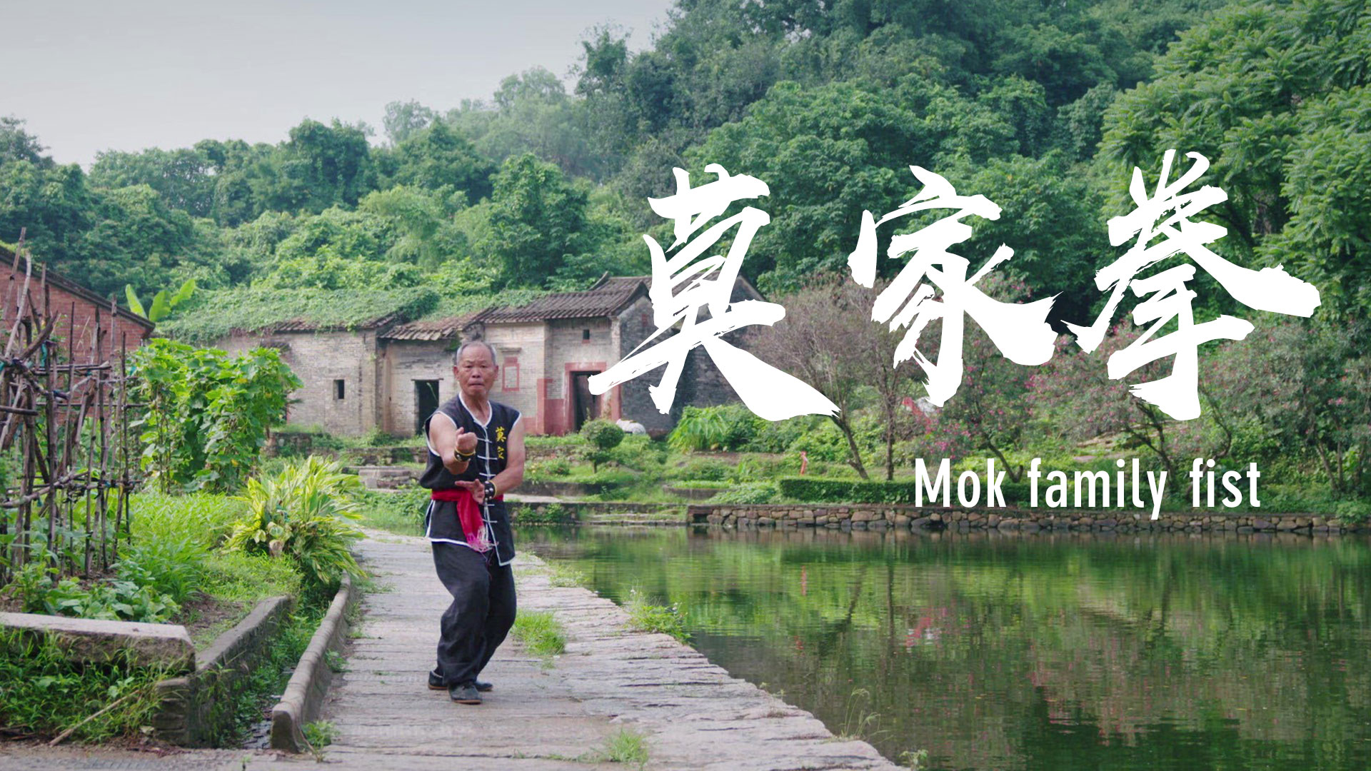 Mok family martial art: Defense with a powerful kick