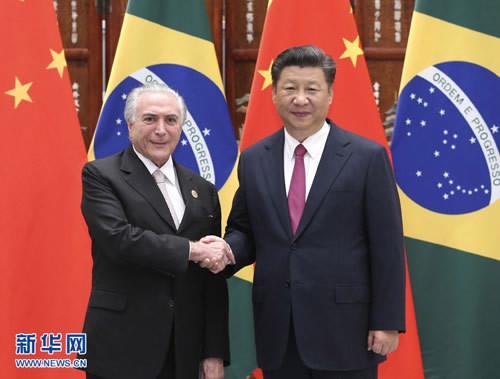 brazilian president's visit to china