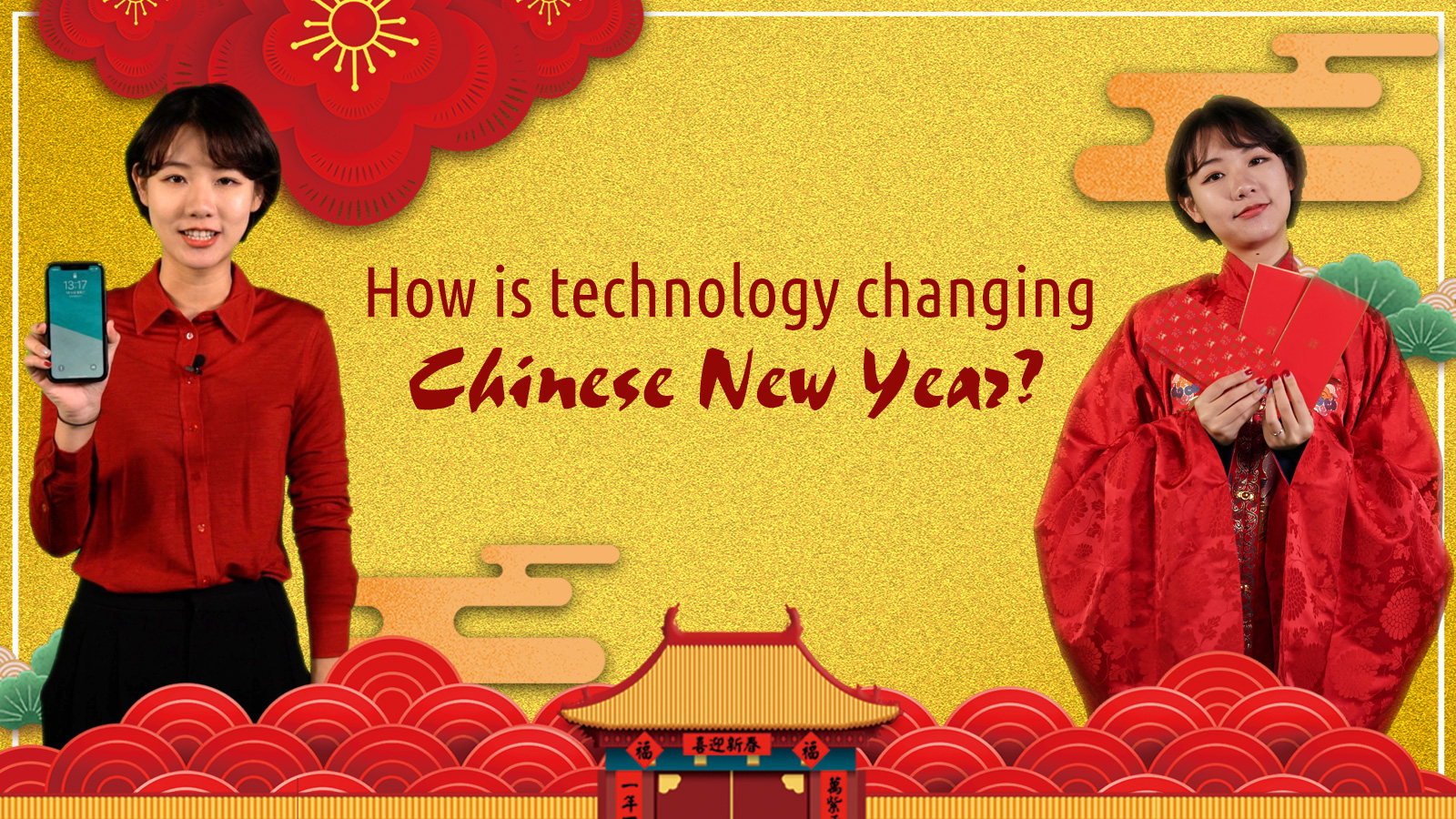 How is technology changing Chinese New Year?