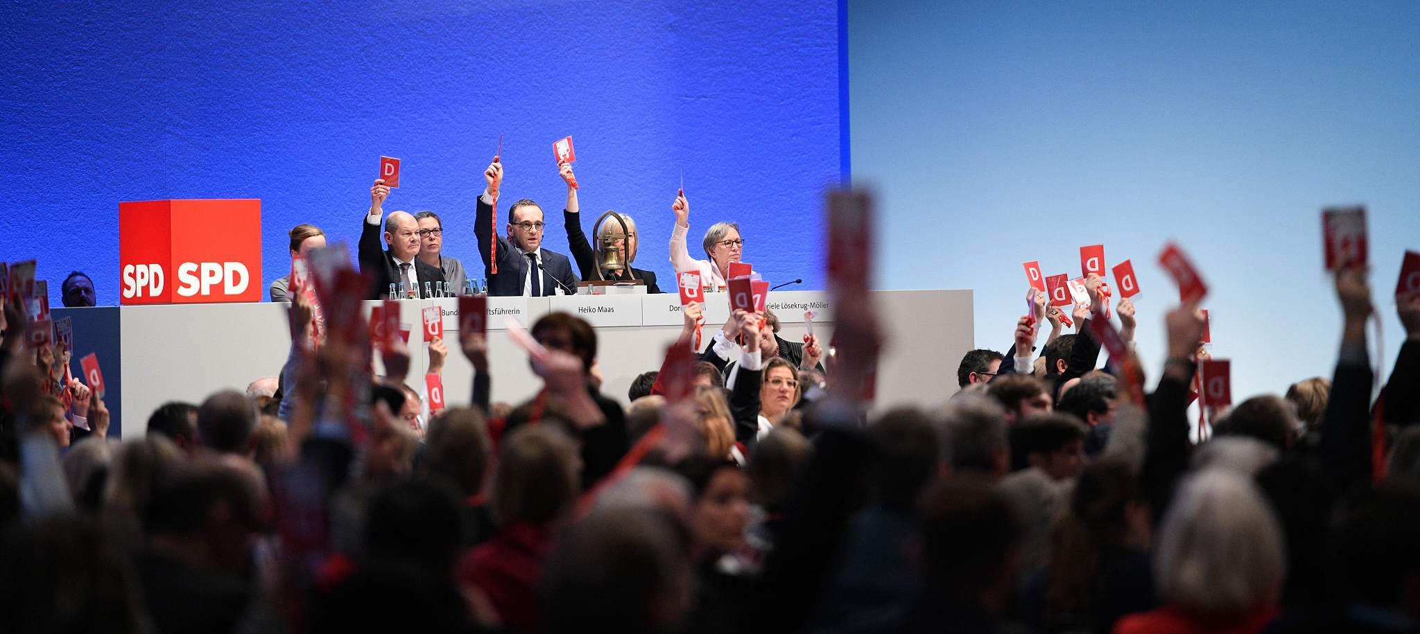 SPD approves talks for German grand coalition - CGTN