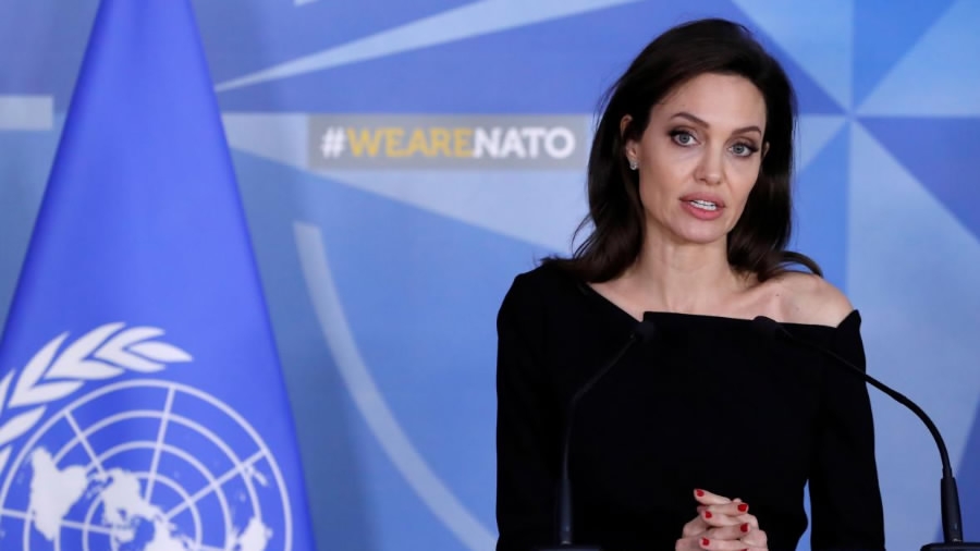 Angelina Jolie urges NATO to tackle sexual violence in war