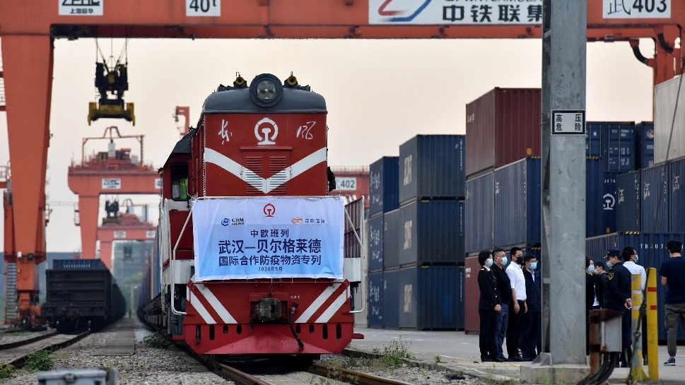 China's rail freight volume up 2.4 pct in Jan.-Apr. despite COVID-19 - CGTN
