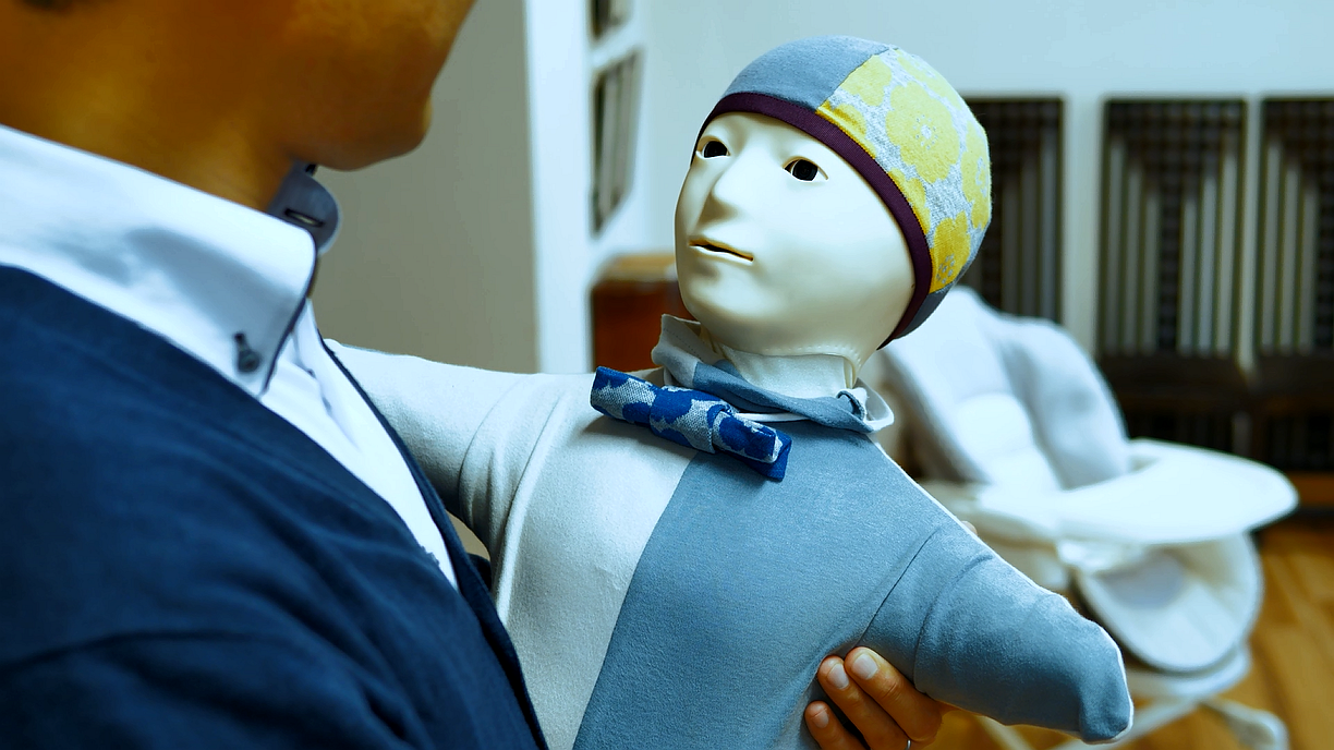 Robots operate in Japan's elderly care