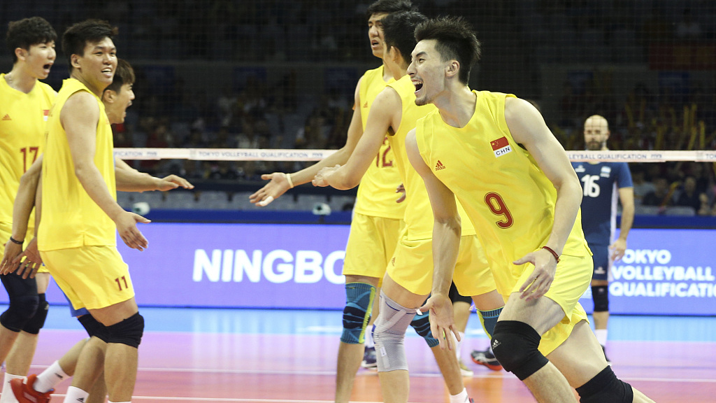 China men's volleyball team aim at qualifying for Tokyo Olympics CGTN
