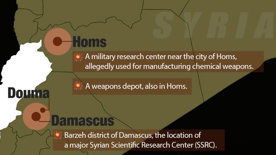 Graphics: World Divided Over US-led Allied Strikes On Syria - CGTN