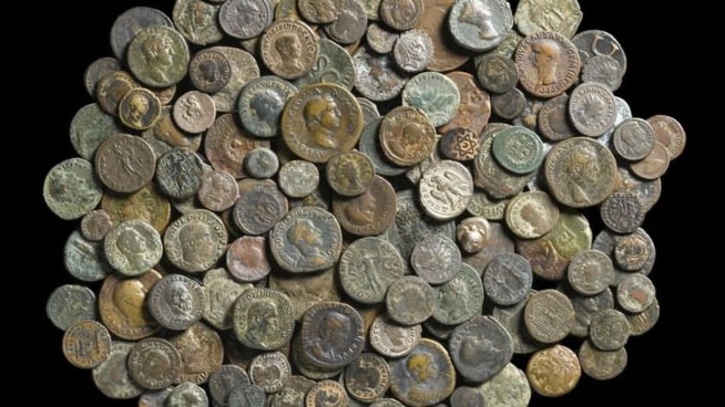 2,500-year-old coins discovered in British castle - CGTN
