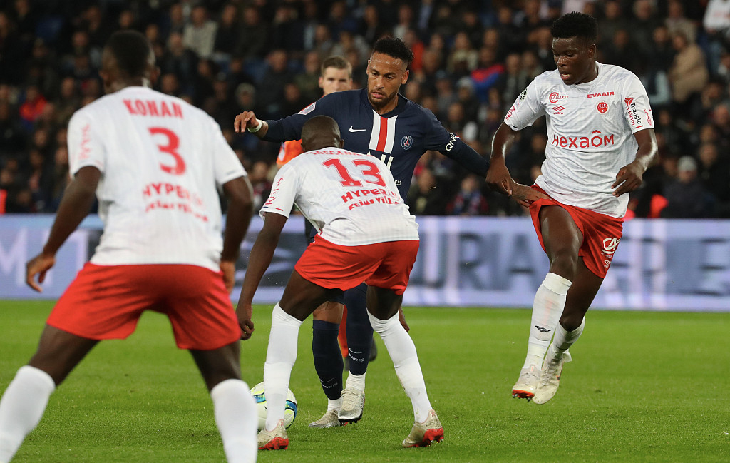 Injury-hit PSG slump to shock home defeat by Reims - CGTN