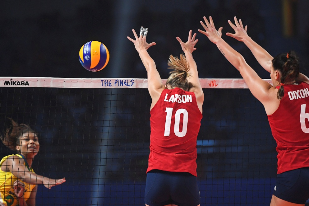 U.S. crowned at Volleyball Nations League Finals, China ranks third - CGTN
