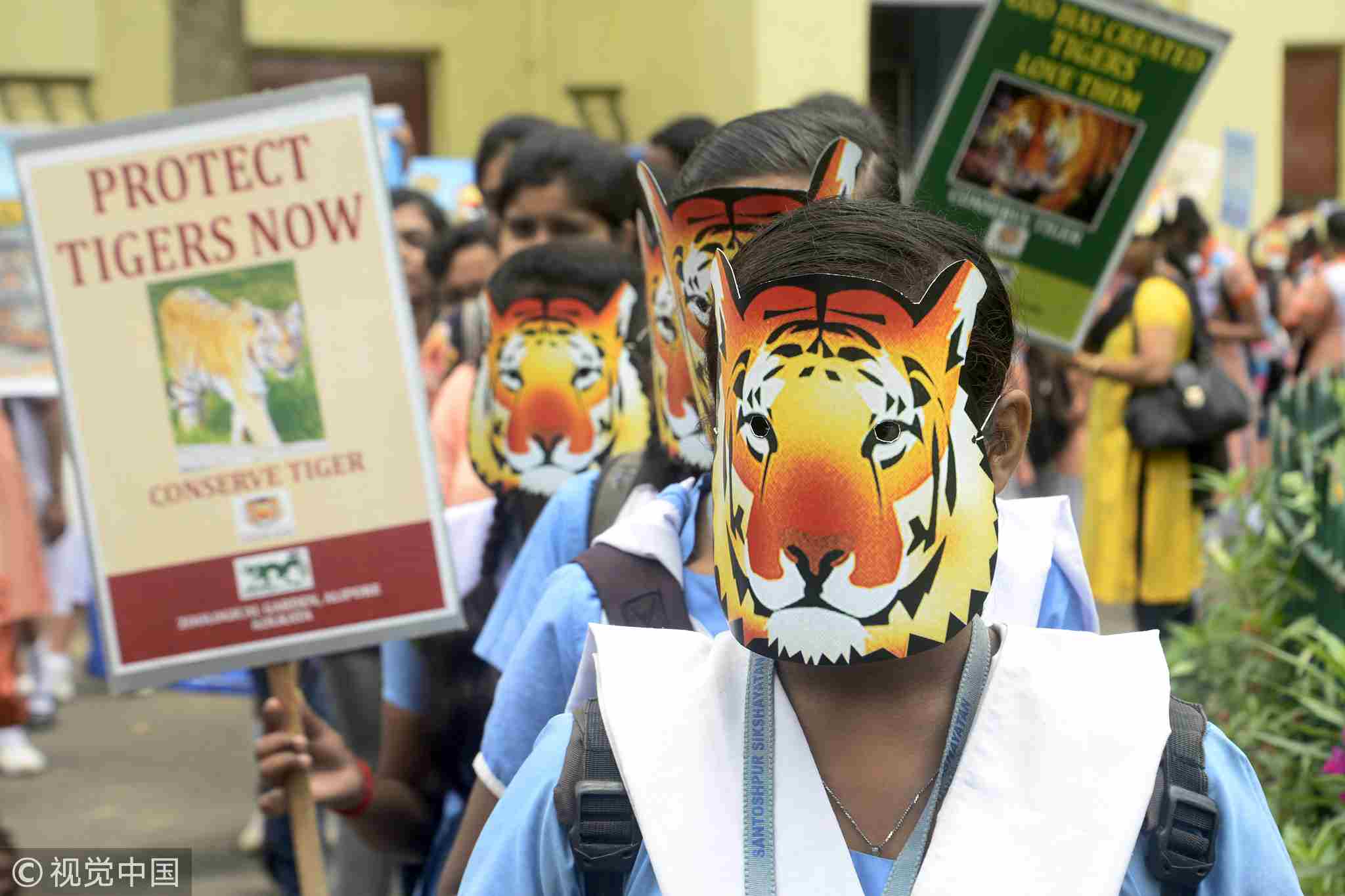 WIDMANN Animal Tiger Mask para los niños 