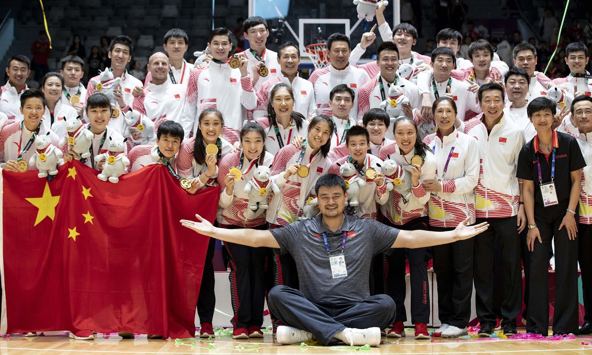 Yao Ming's No. 11 jersey retired by Houston Rockets - CGTN