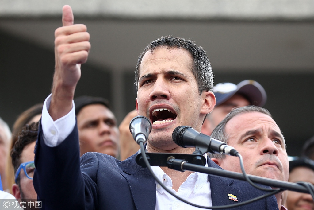 Opposition leader Guaido returns to Venezuela amid arrest risk - CGTN