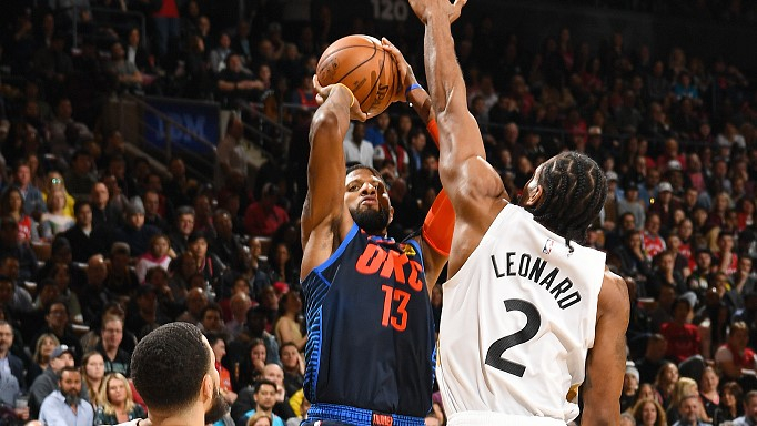 NBA: Raptors sink Thunder for sixth straight home victory
