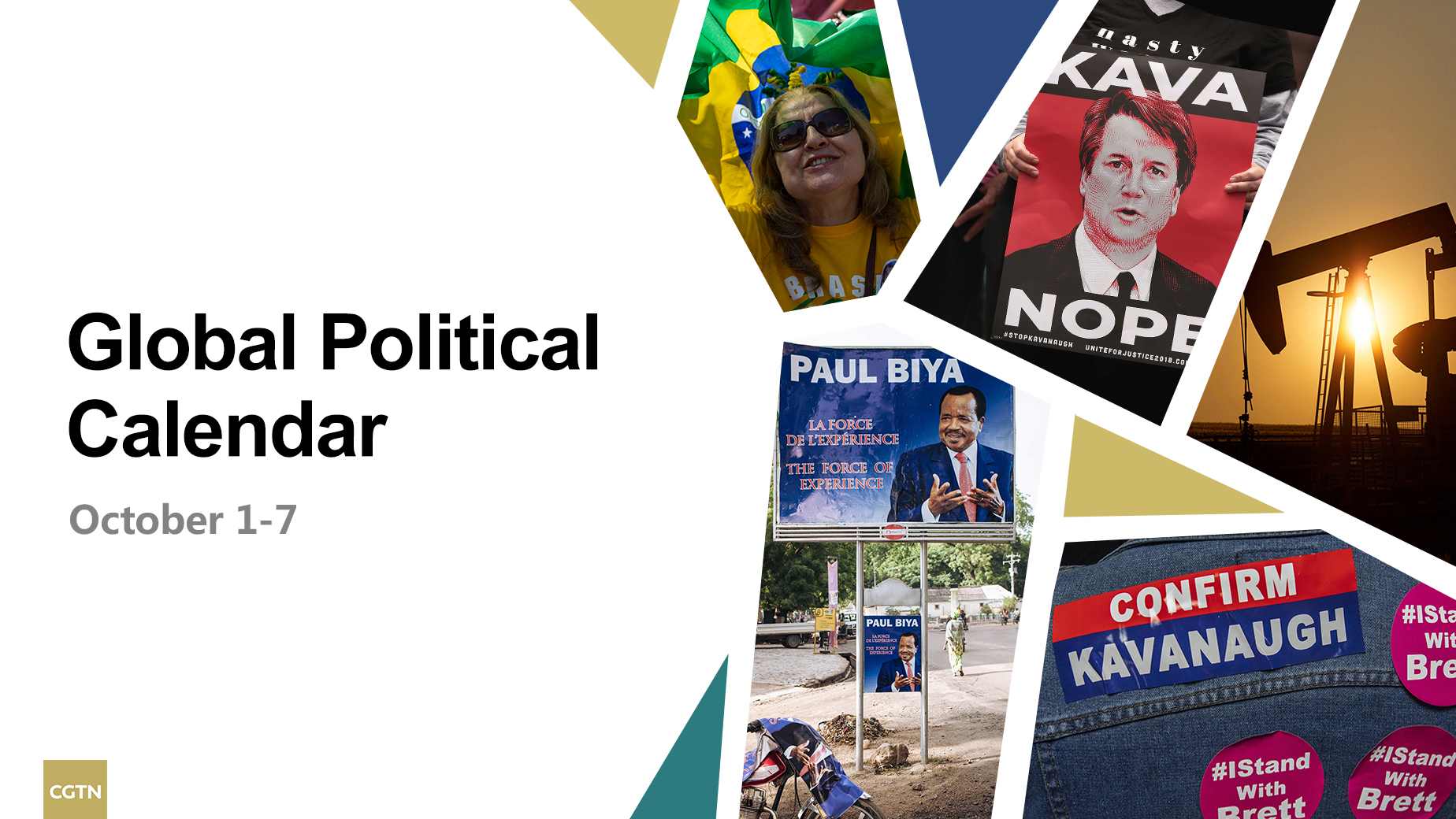 Global Political Calendar Brazil votes, Kavanaugh waits CGTN