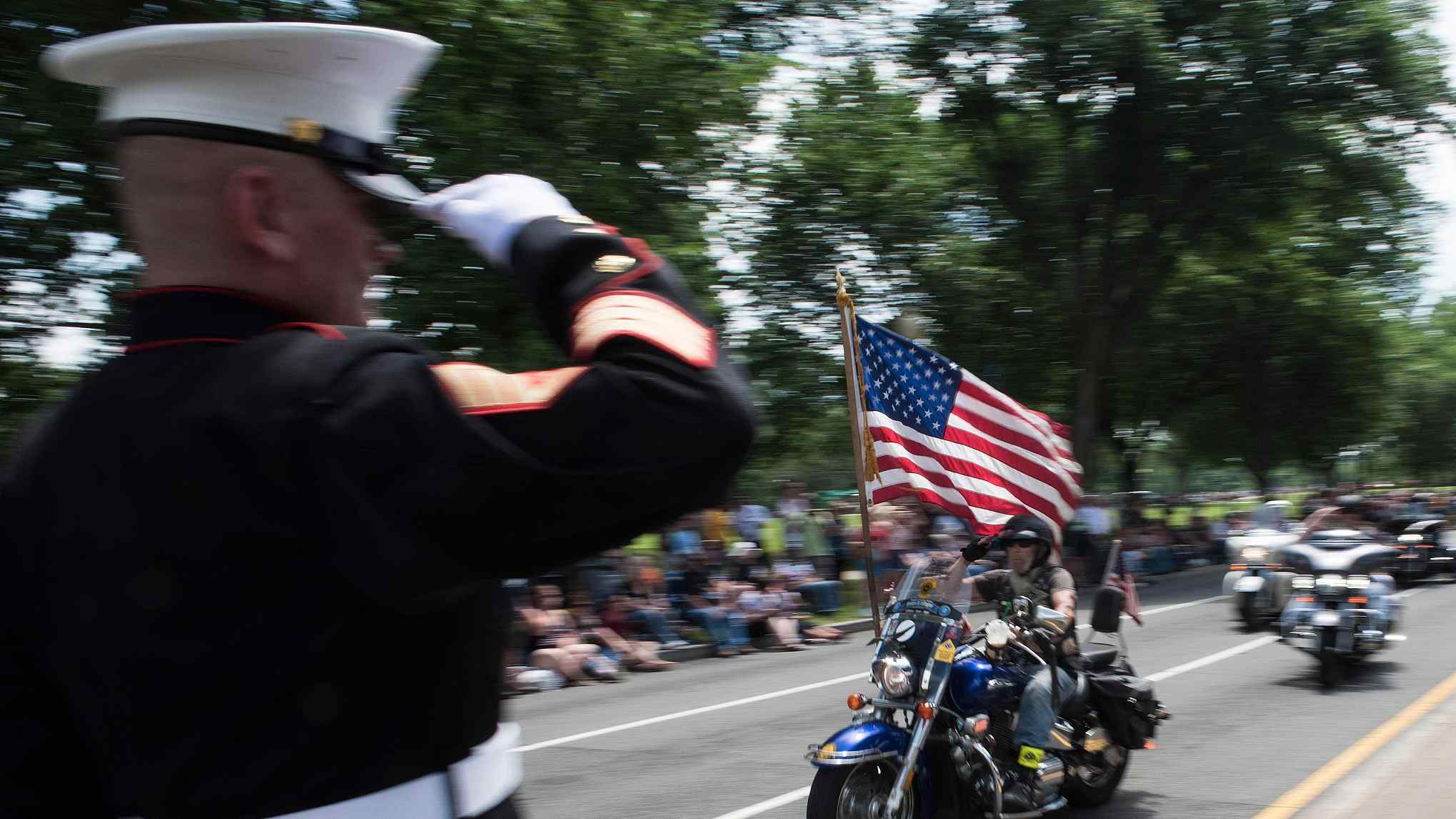 “Rolling Thunder Ride for Freedom” motorcycle parade held in Washington