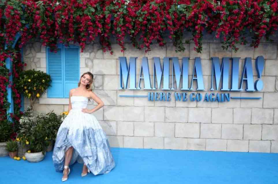 Lily James at Mamma Mia! Here We Go Again London Premiere July 16, 2018 –  Star Style